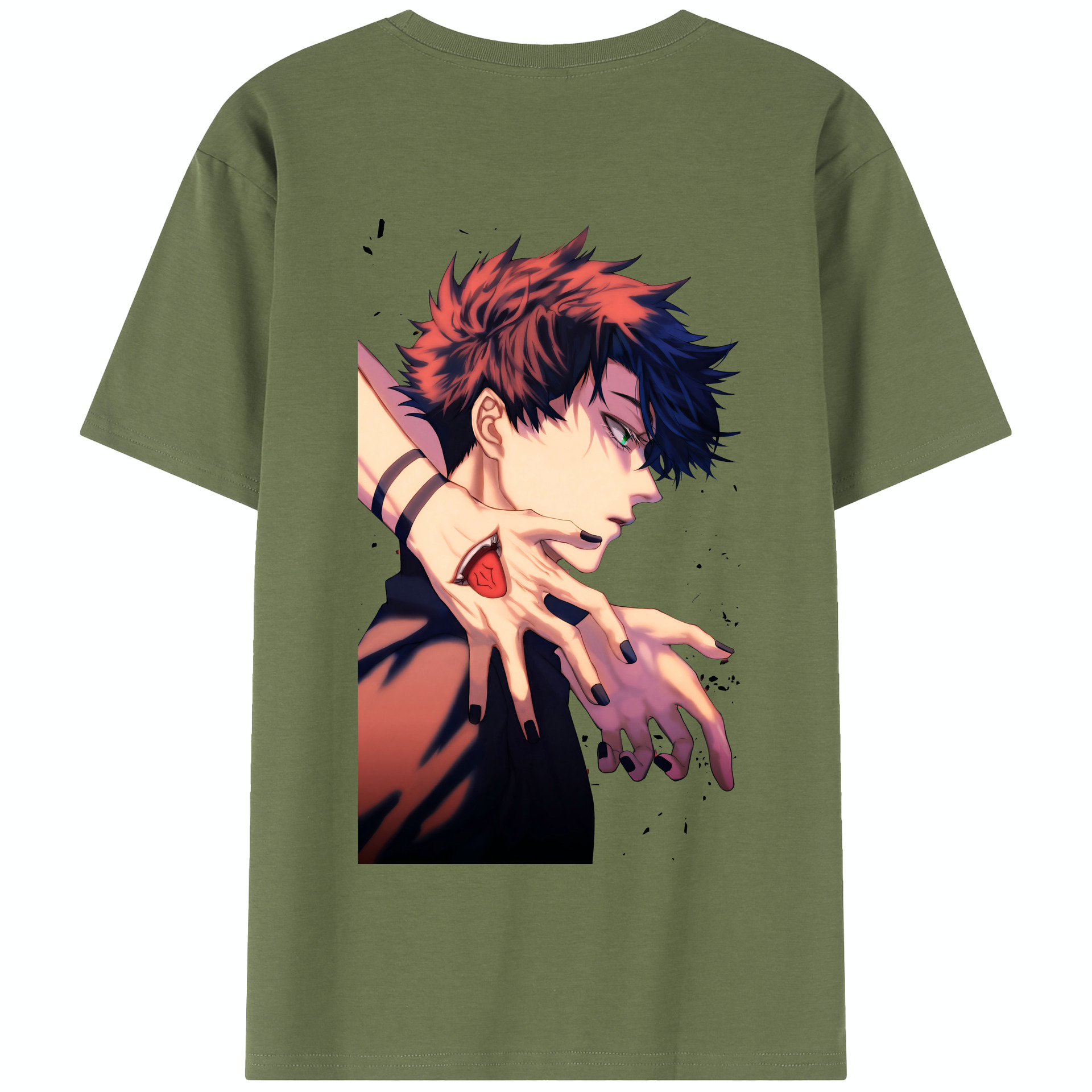 （画像用） 呪術廻戦 Jujutsu Kaisen 綿100％半袖Tシャツ（背面プリント）